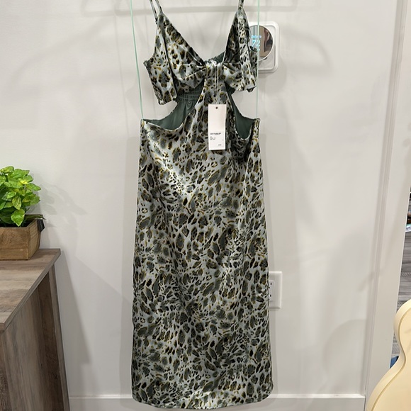 NWT MINT LEOPARD MAXI DRESS - Picture 2 of 5